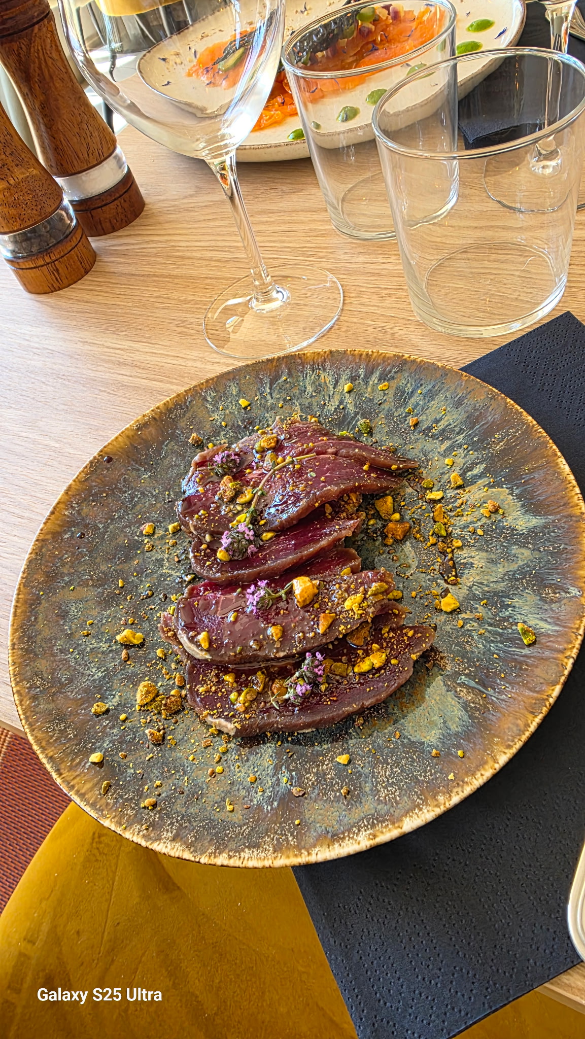 Gravelax de bœuf